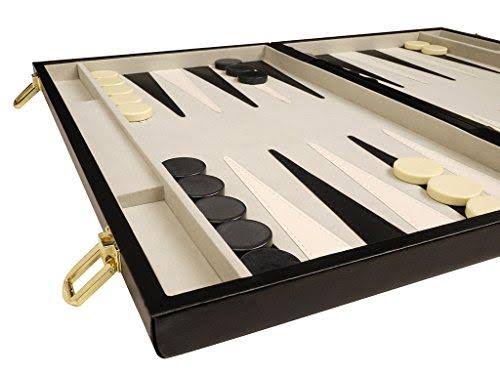 Black Attache Case Backgammon Board Set S66750