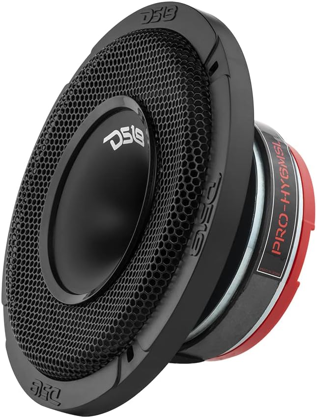 6.5" Shallow Hybrid Mid-Range Car Audio Loudspeaker 300W Max 150W RMS 8 Ohms Pack of 2 D237239