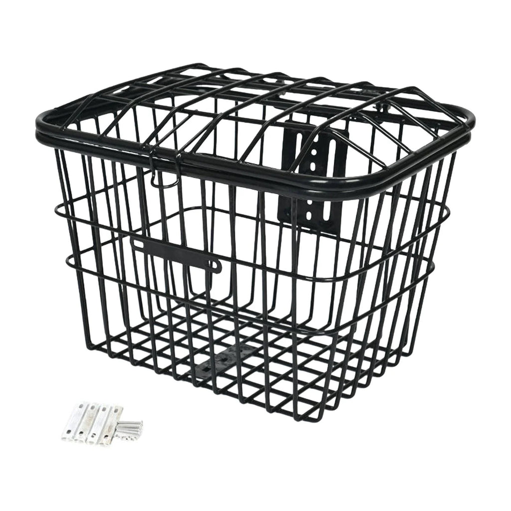 Metal Wire Storage Basket with Cover Y3848