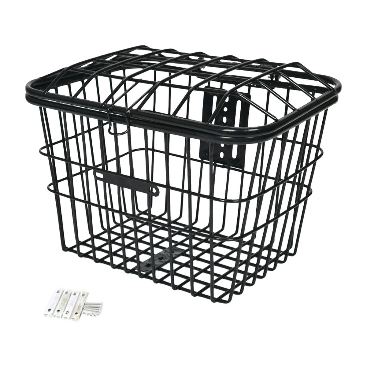 Metal Wire Storage Basket with Cover Y3848
