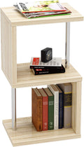 Walnut 5-Tier Steel Frame Ladder Bookshelf I70943