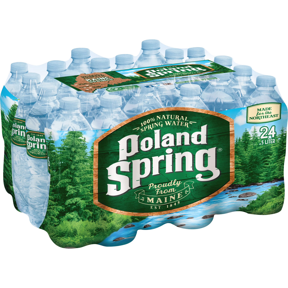 24 Count Natural Spring Water, 16.9 Fl. Oz. L1226