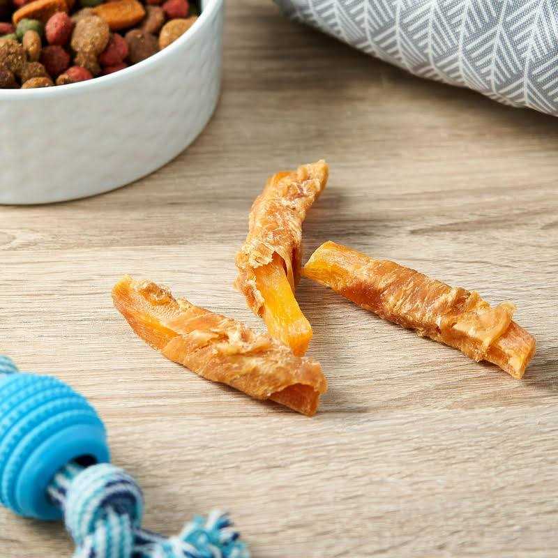 Sweet Potato Wrapped with Chicken Dog Treats J60935