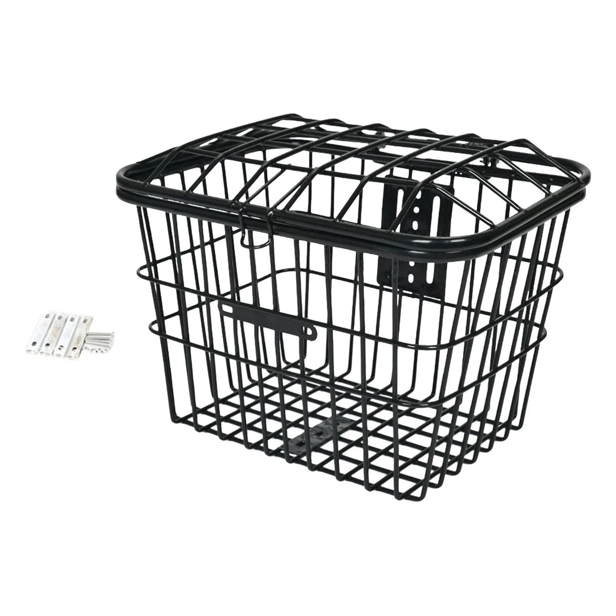 Metal Wire Storage Basket with Cover Y3848