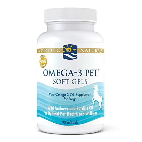 Unflavored Omega-3 Fish Oil Soft Gels for Dogs T906