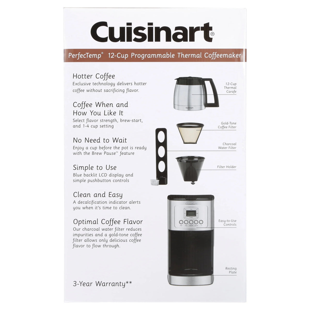 12 Cup Programmable Thermal Coffeemaker L4242