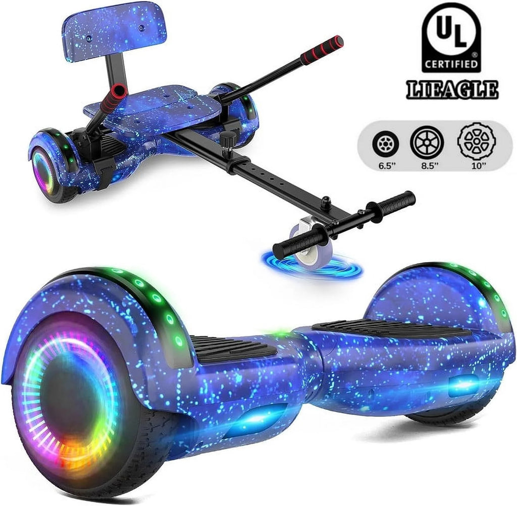 6.5 inch Self Balancing Hoverboard with Seat Attachment P711317