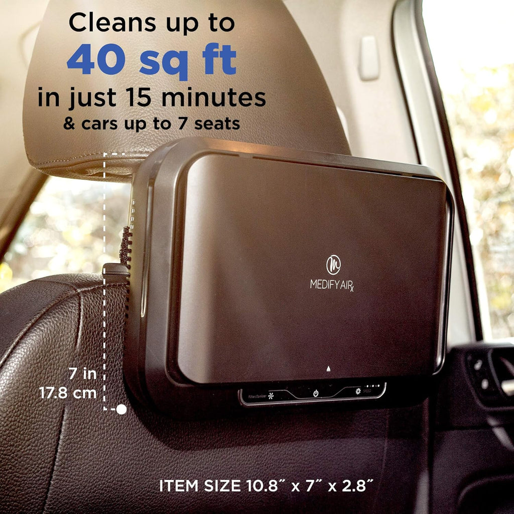 Black H13 HEPA Car Air Purifier P189738
