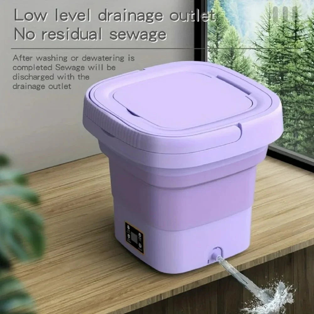 Portable 9L Foldable Mini Washing Machine X361