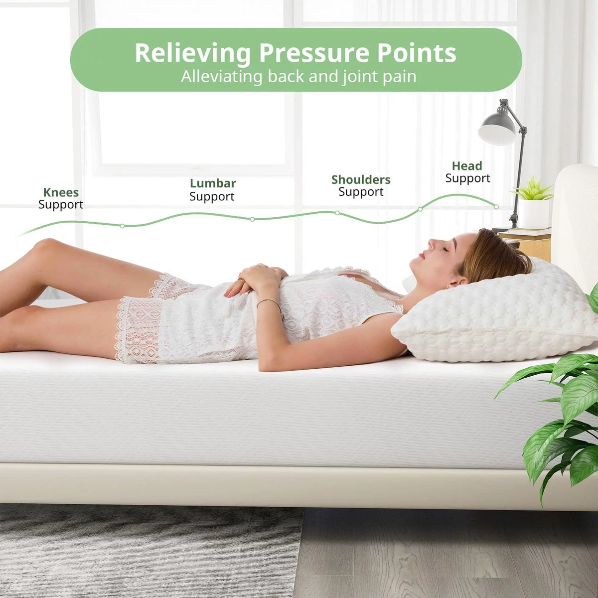 10 Inch Gel Memory Foam Full Size Mattress H2474