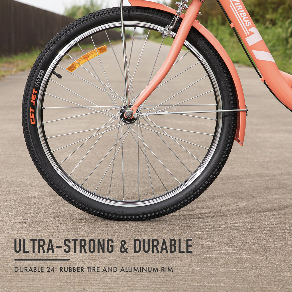 24 Inch Single Speed Adult Tricycle C117