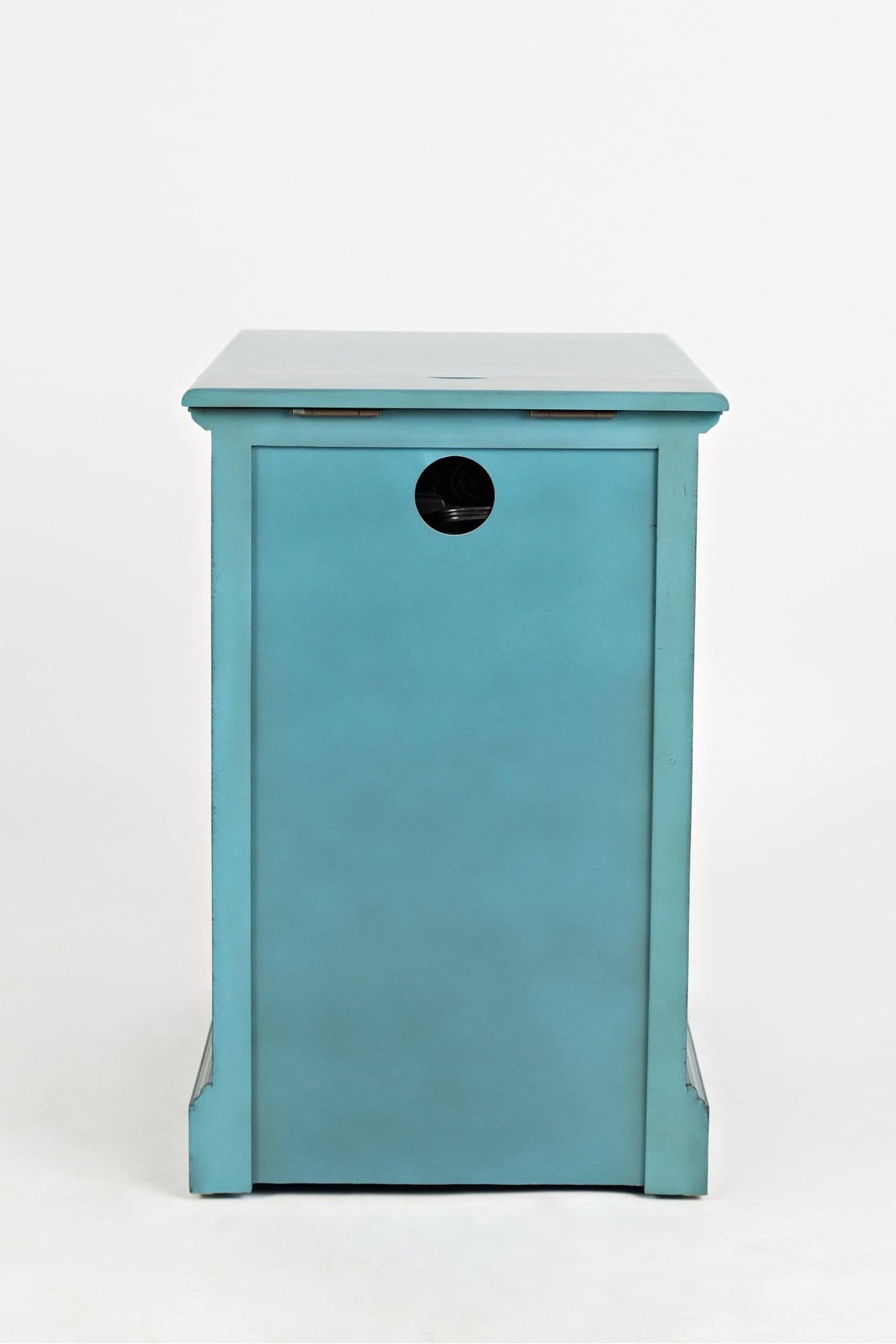 Antique Blue Power Chairside Table D105