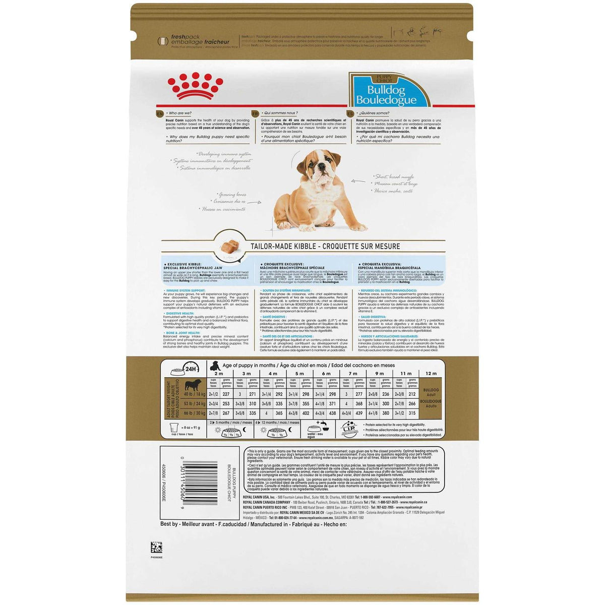 Bulldog Puppy Dry Dog Food L973