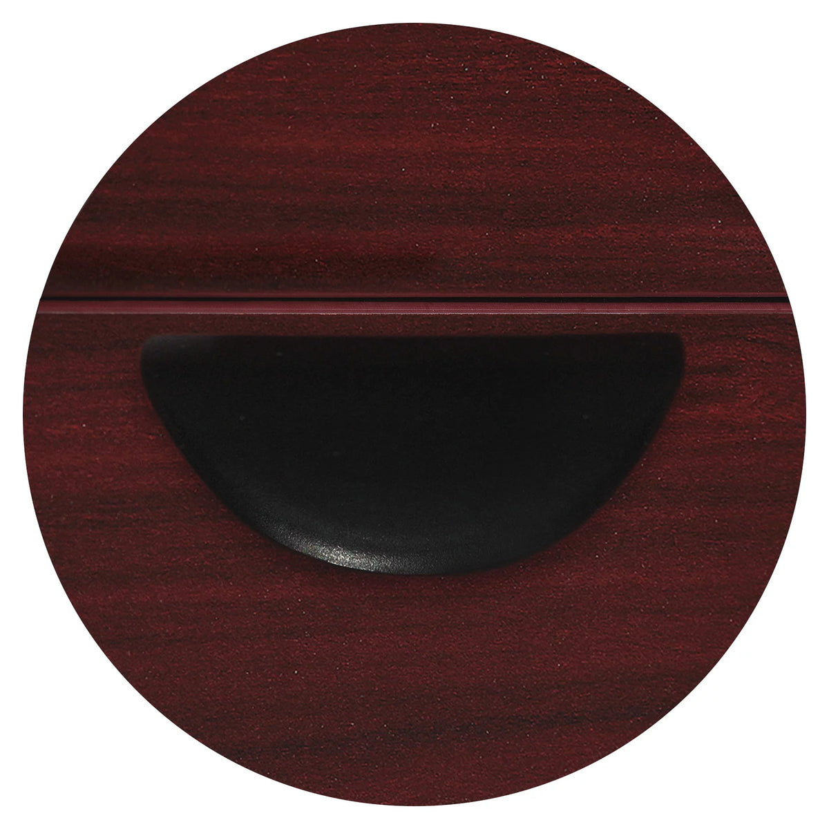 Mahogany Laminate 2 Drawer Double-Pedestal Credenza G32708