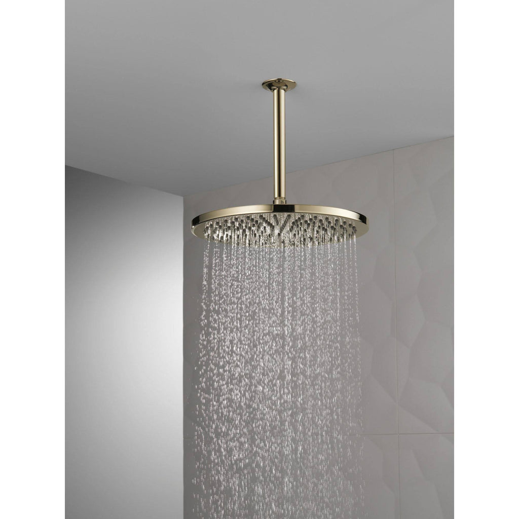 Matte Black Metal Raincan Shower Head D161