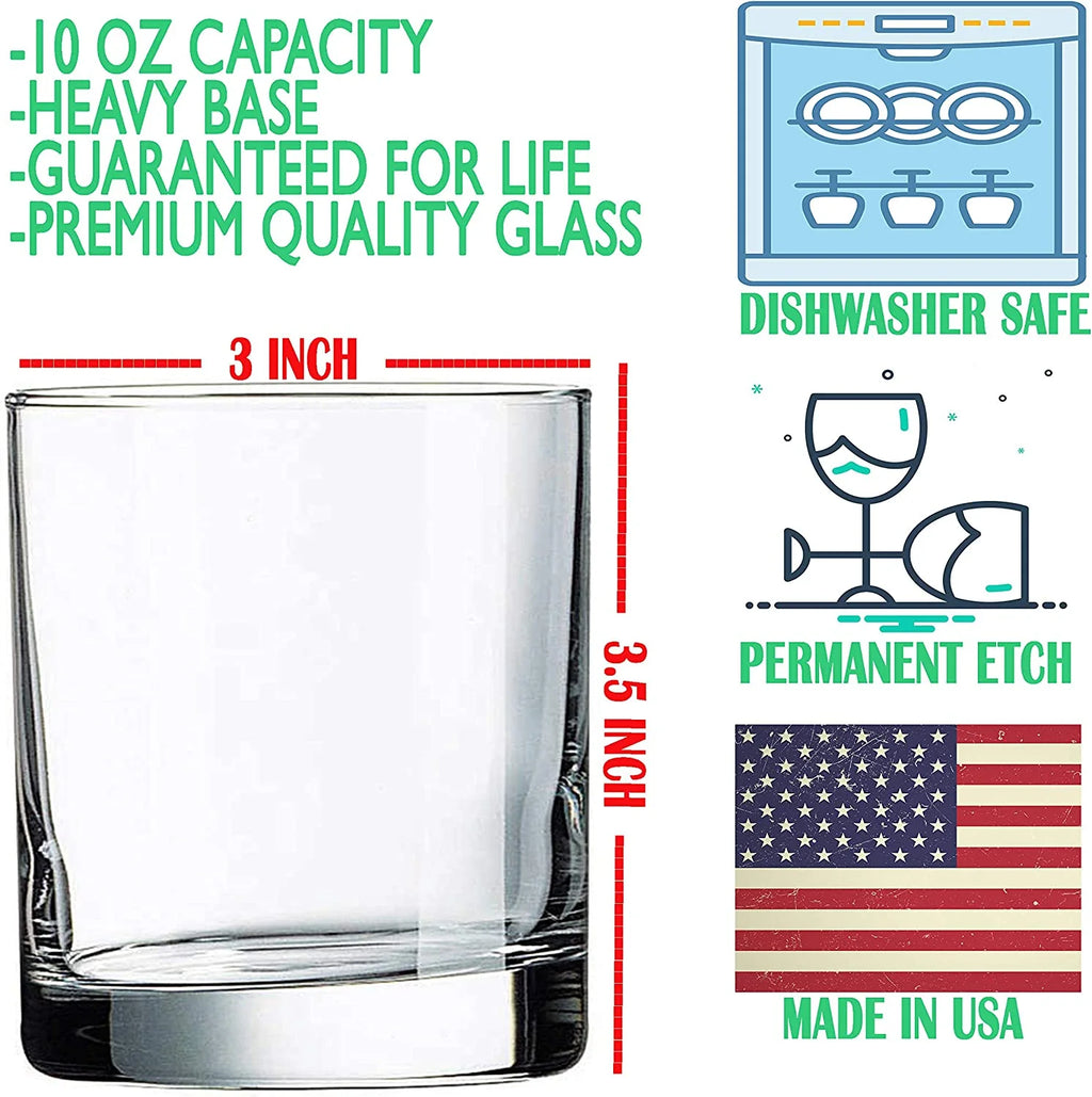 10 Oz Whiskey Glass Set Of 2 O1127