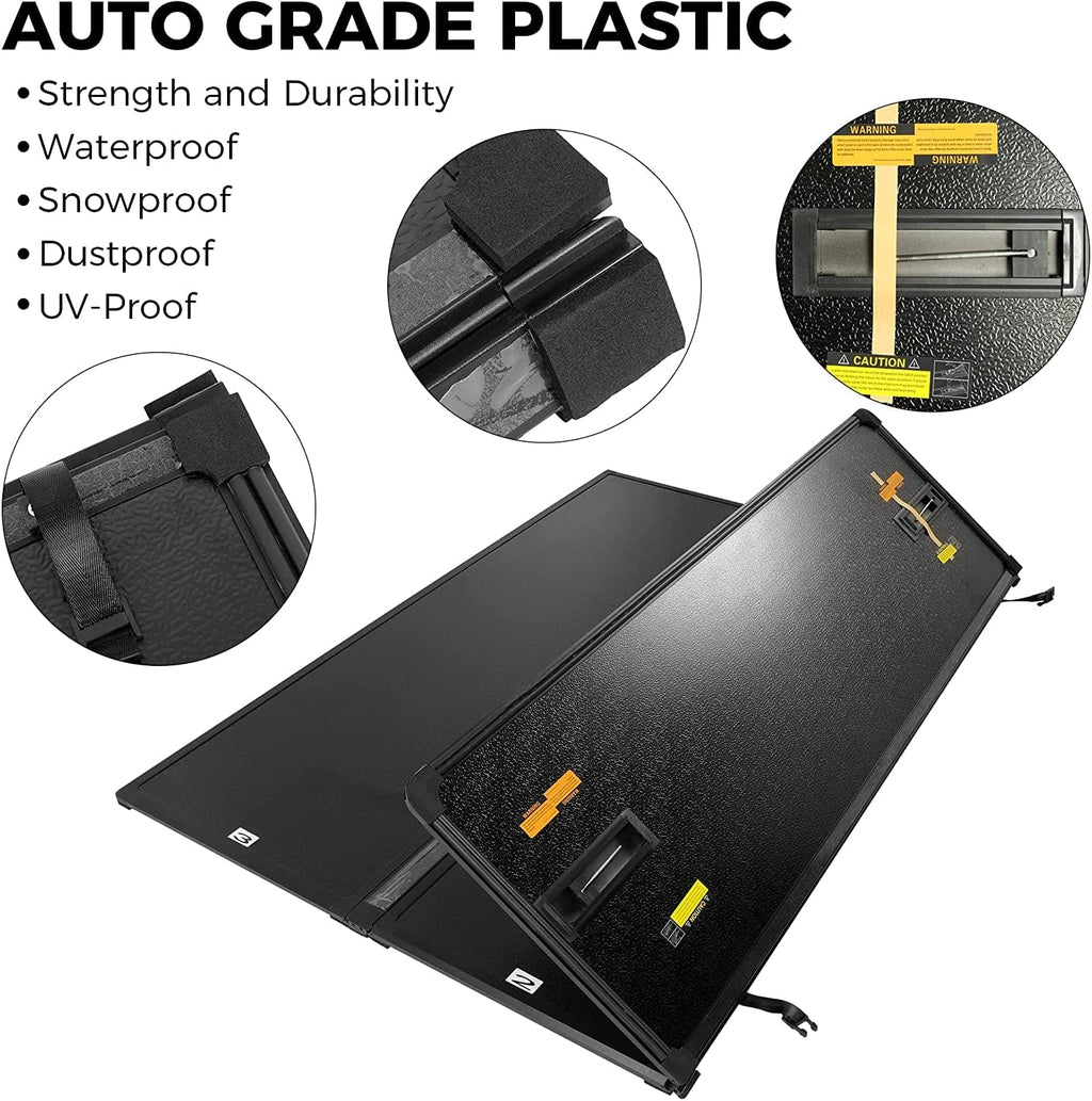 5.5ft Hard Tri-Fold Truck Bed Tonneau Cover L5162