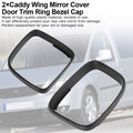 2x Caddy Wing Mirror Cover Door Trim Ring Bezel Cap for VW Transporter T5 E64802