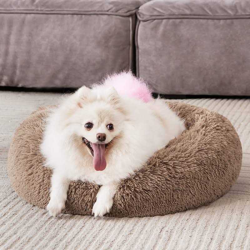 Orthopedic Donut Cuddler Round Washable Dog and Cat Bed U54811