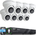 4K Security Camera System 16 Channel, 8 PoE IP Cameras, 16CH NVR 4TB HDD I70880