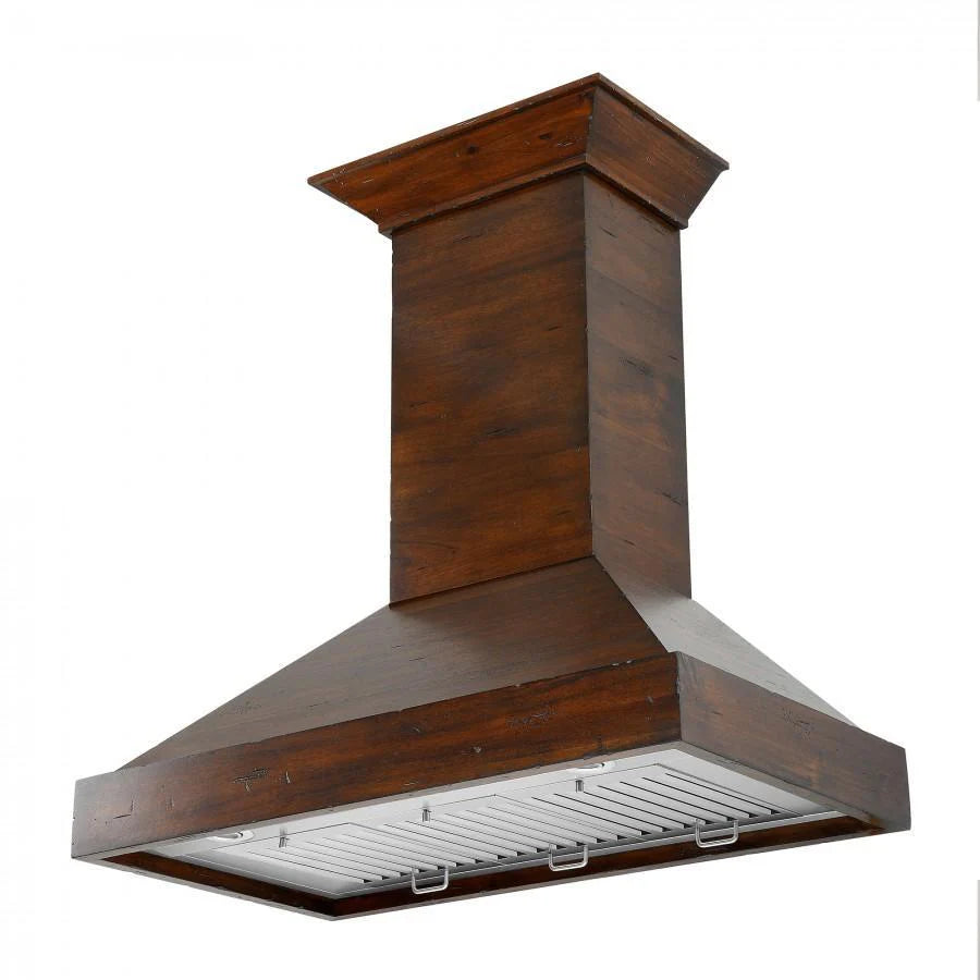 30 in. Wooden Wall Mount Range Hood E8894