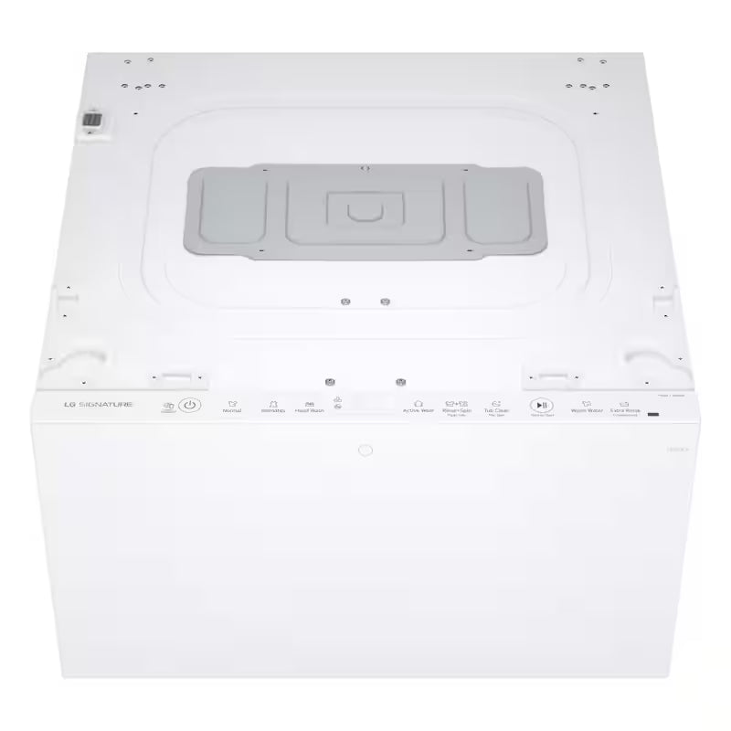 24 in. W 0.7 cu. ft. Laundry Pedestal Washer in White Y22788