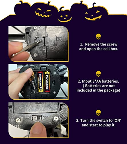 Animated Halloween Decorations with Motion Sensor C806