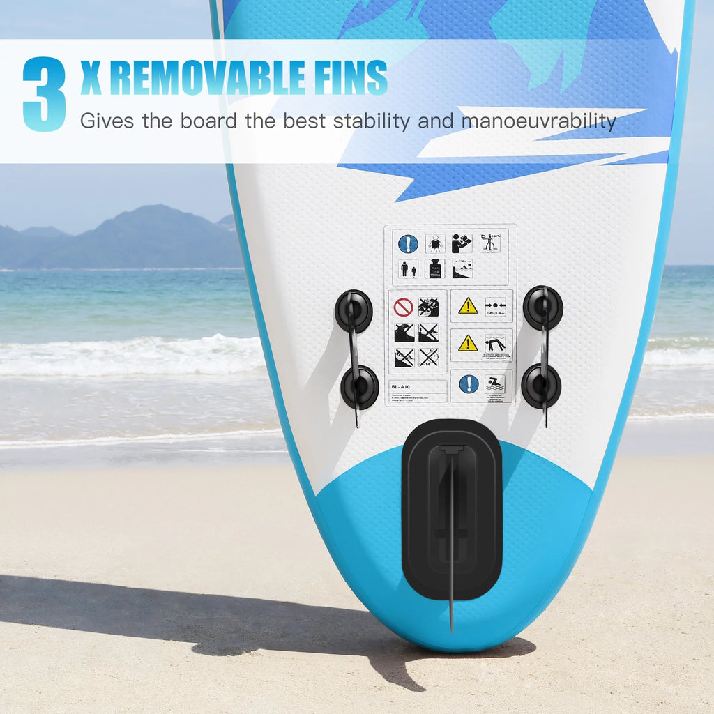 Inflatable Stand Up Paddle Board with Paddle Pump and Backpack O244334