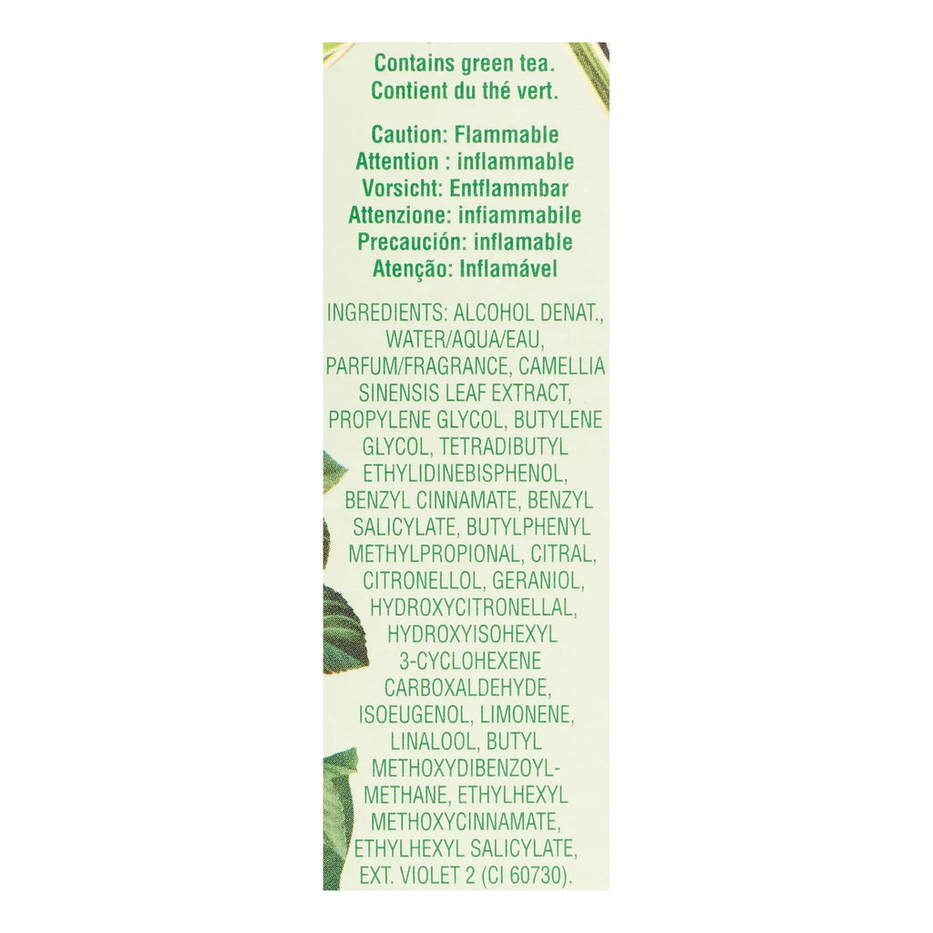 Green Tea Exotic Eau De Toilette Spray 3.3 oz U4125