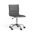 Grey Chrome Office Chair X25927