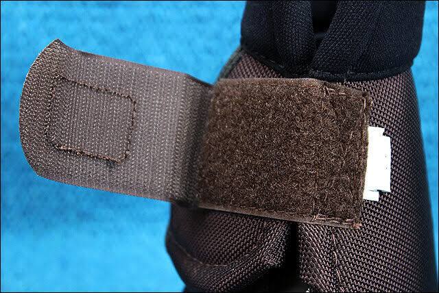 Medium Chocolate Horse Over Reach No Turn Bell Boots L4499