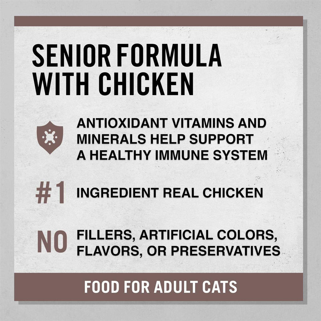 Senior Formula Chicken Dry Cat Food N84208