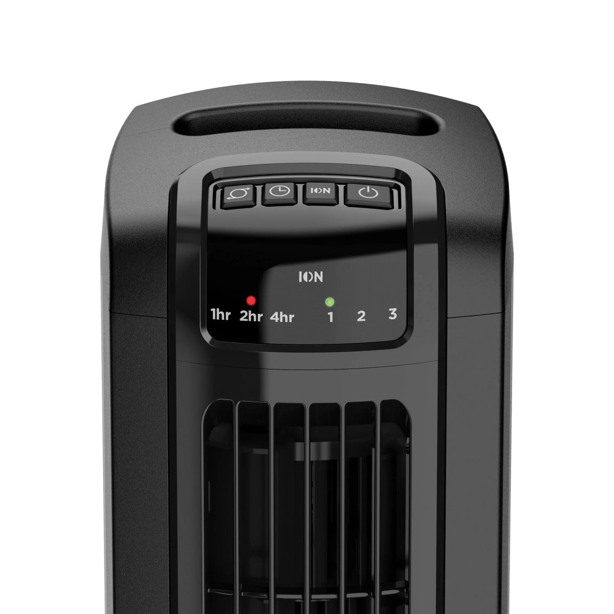 Black 3-Speed Oscillating Tower Fan with Remote B6669
