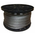 1/4 inch Stainless Steel Aircraft Cable Wire Rope 7x19 Type 316 (350 Feet) F47051
