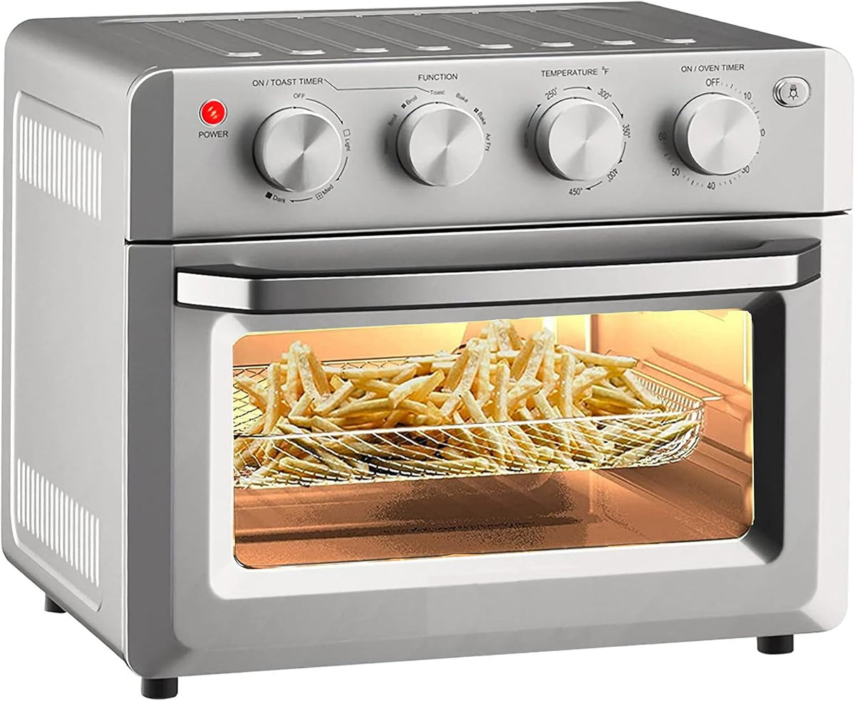7 in 1 Air Fryer Toaster Oven, 19 QT Convection Oven, 1550W, Green H24044