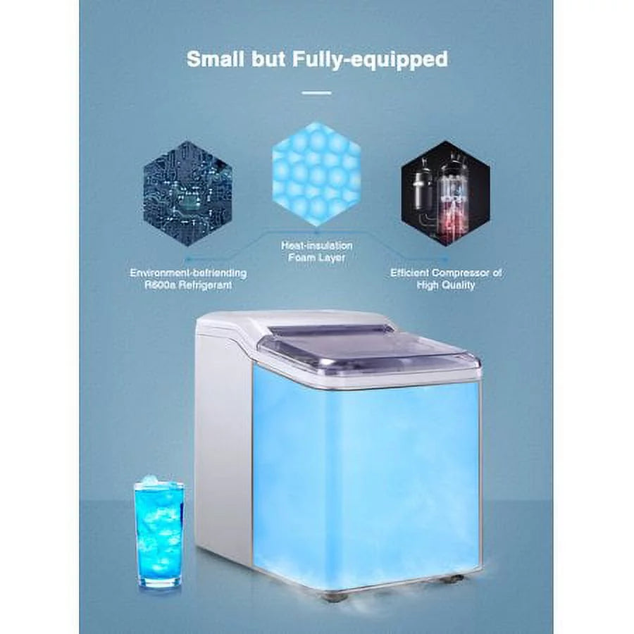 Countertop Ice Maker 28 lbs 2L with Scoop and Basket J83753