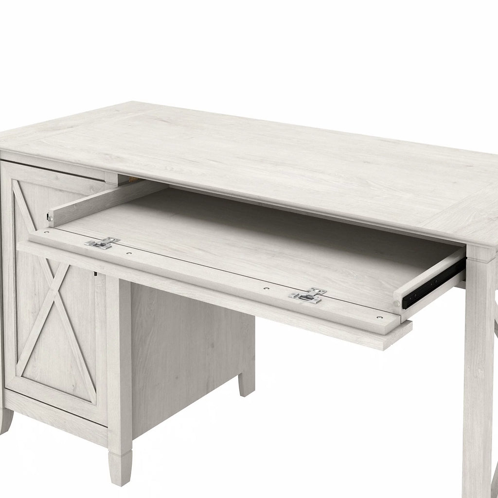 2 Drawer Linen White Oak Lateral File Cabinet W514