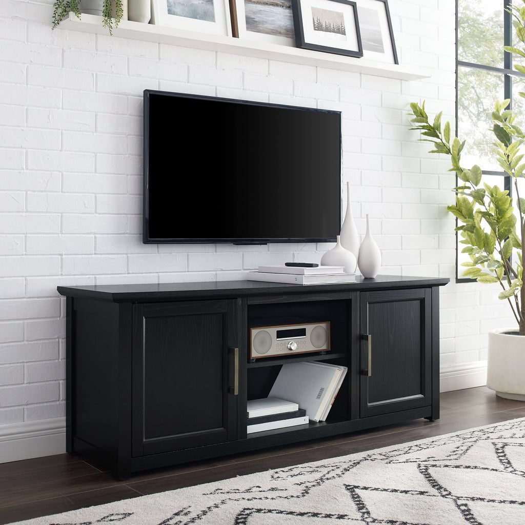 Frosted Oak Low Profile TV Stand L465