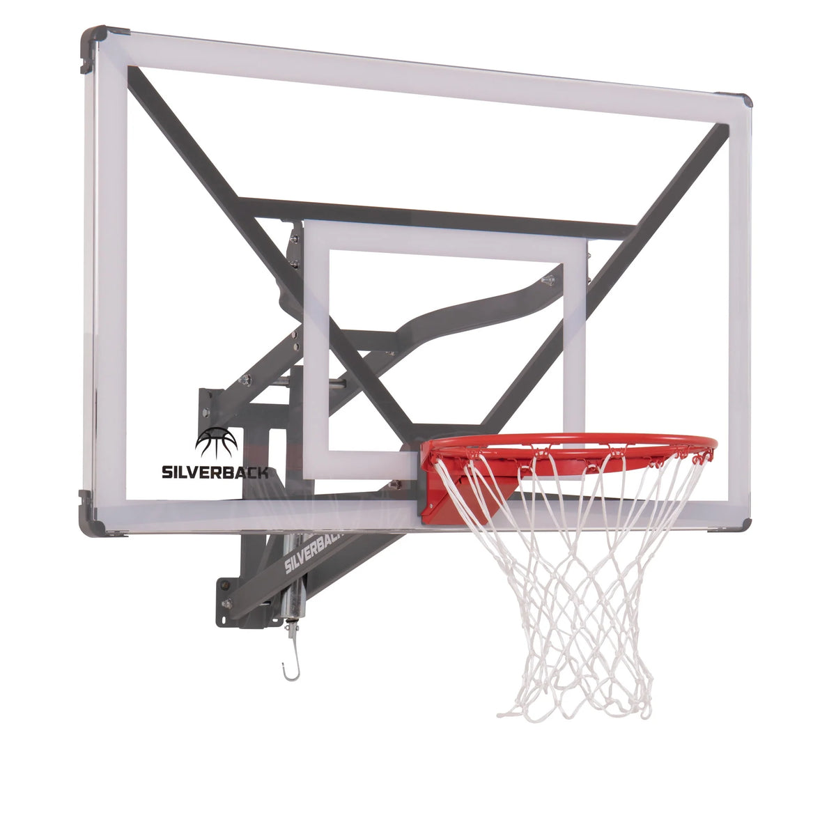Wall Mounted Adjustable-Height Basketball Hoop H826976