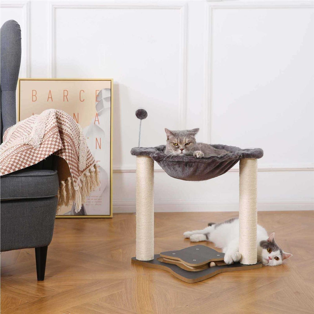 3 in 1 Cat Scratching Post with Hammock S1121