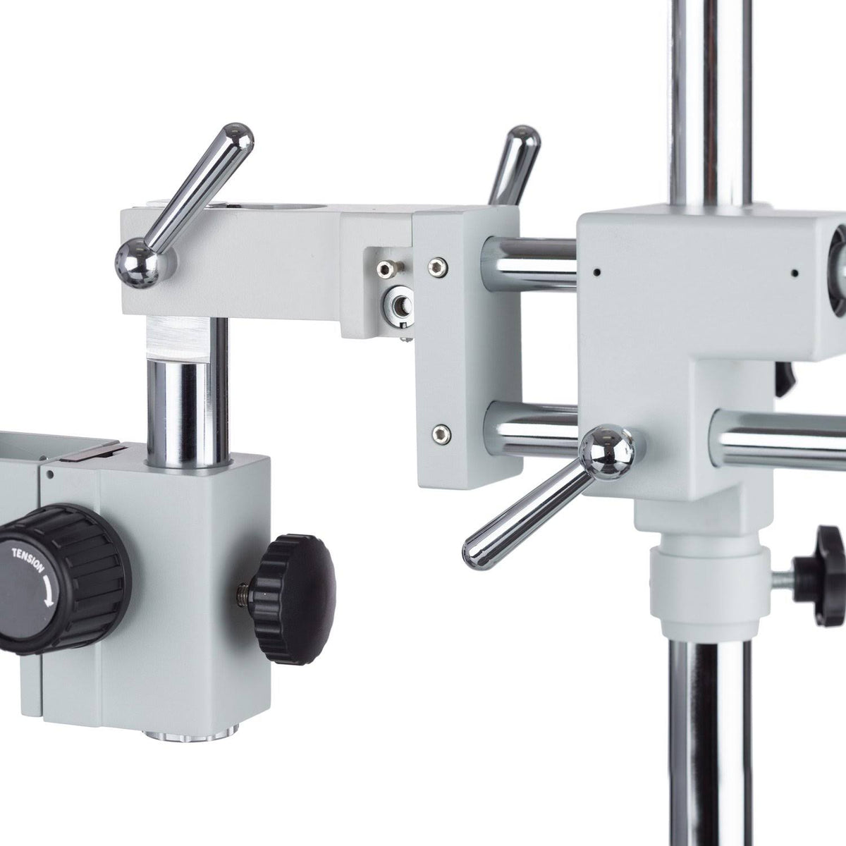 7X-45X Simul-Focal Stereo Zoom Microscope on Boom Stand with Fluorescent Light and 5MP USB3 Camera I8106