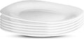 Set of 6 Tempered Opal Glass Dinner Plates G44982