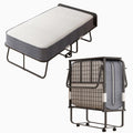 Folding Bed with Memory Foam Mattress and Headboard H11207