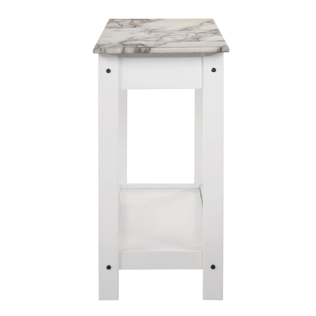 White Wood Sofa Table Z6748