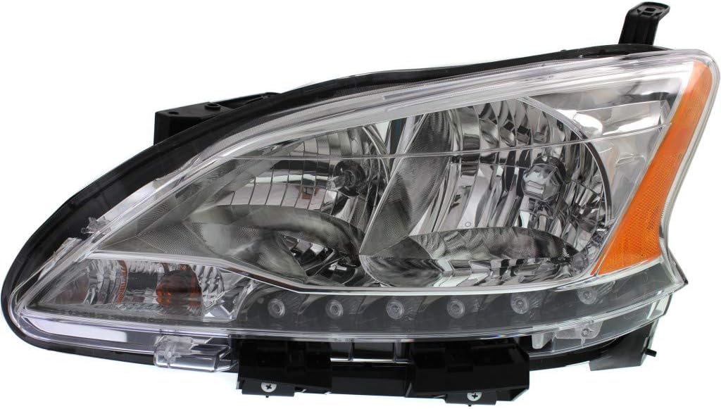 Headlight Assembly Pair for Nissan Sentra 2013-2015 G8667