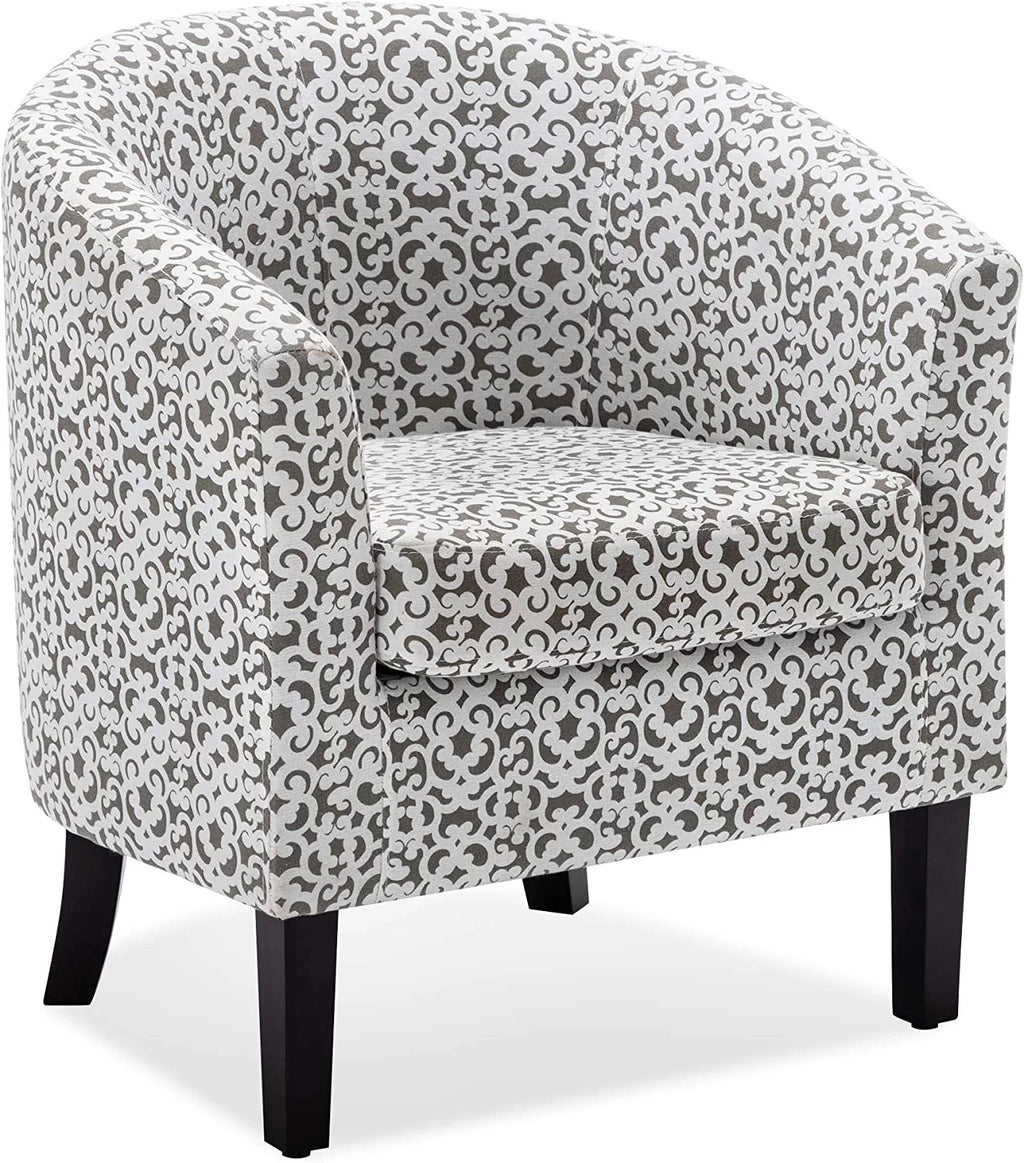 Linen Accent Chair with Plush Cushion G375