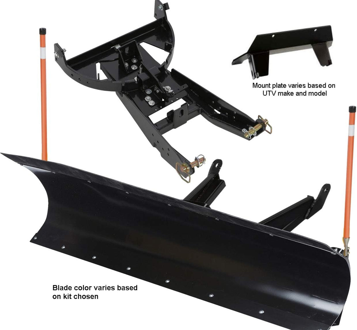72" Pro UTV Snow Plow Yellow N6531