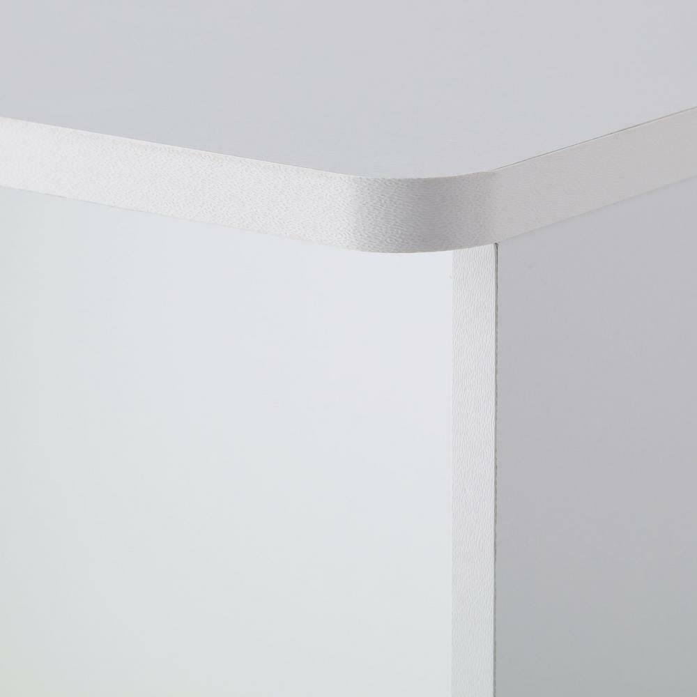 White 2-Tier Offset Bookcase X6257