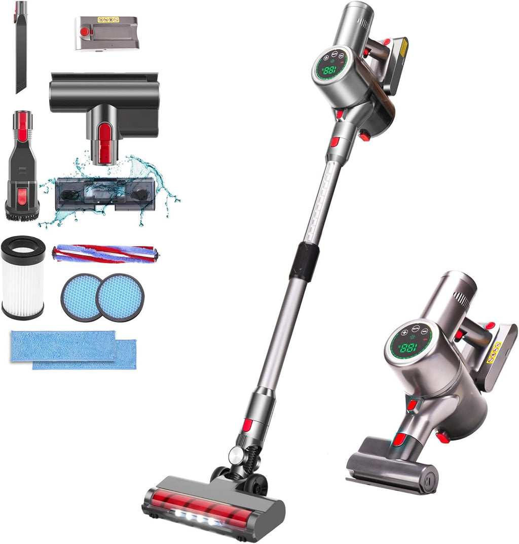 Cordless Stick Vacuum Cleaner with LED Display Y482552