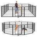 Heavy Duty Anti-Rust Dog Playpen with Doors O954661